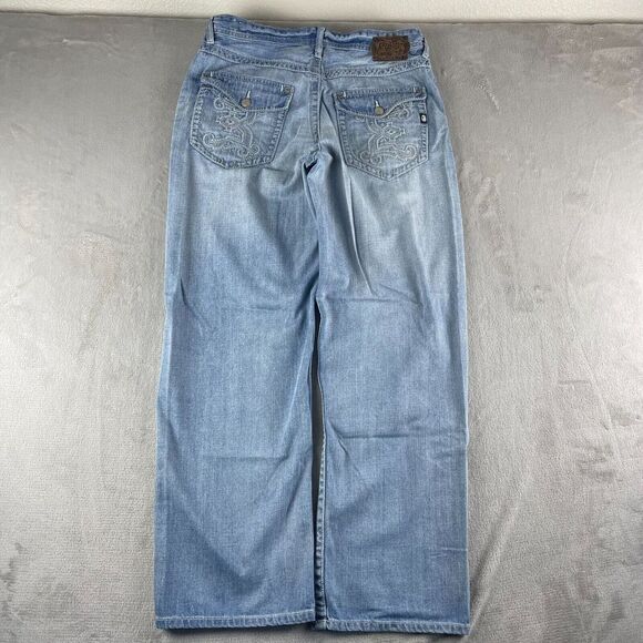 Vintage‎ Ecko Unltd Jeans Mens 36X33 Blue Baggy Fit Wide Leg